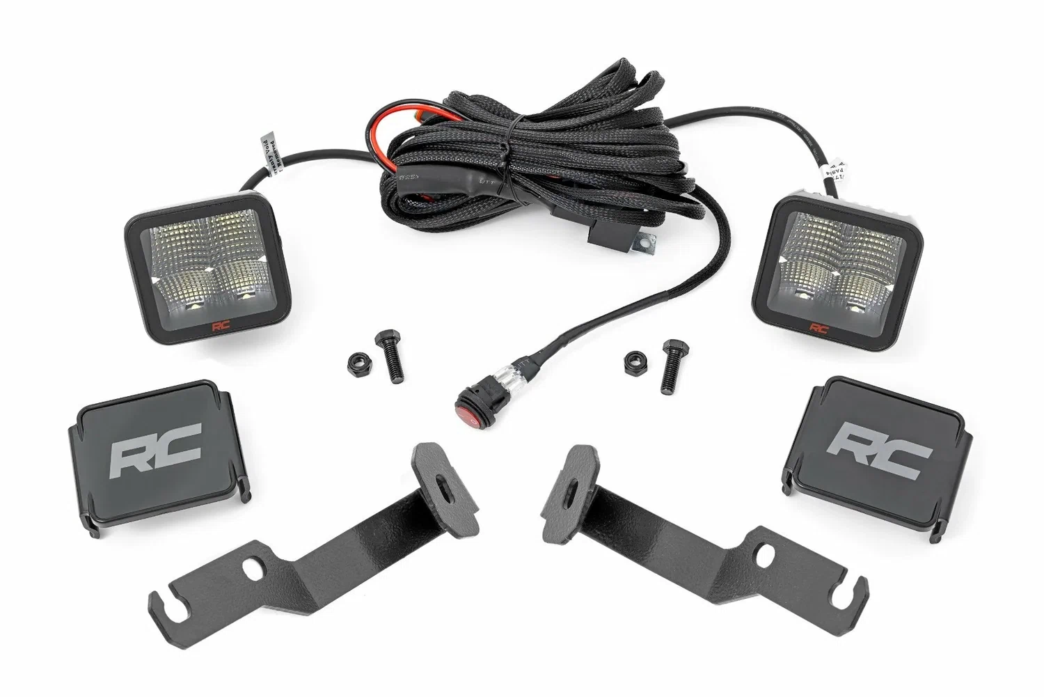 Fits Toyota Tacoma (05-15) LED Light Kit Ditch Mount 2_ Spectrum Pair Spot 71093